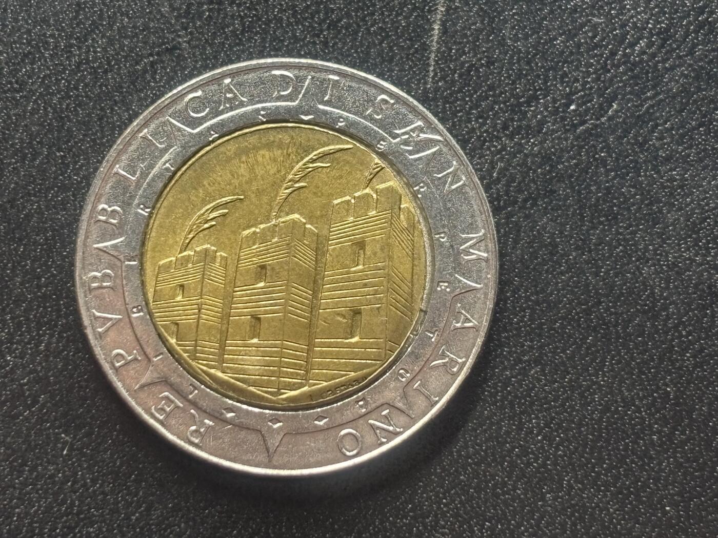 邮泉阁限时拍卖第四十一场（硬币在国外。请付邮费6元。） 圣马力诺1992年500里拉