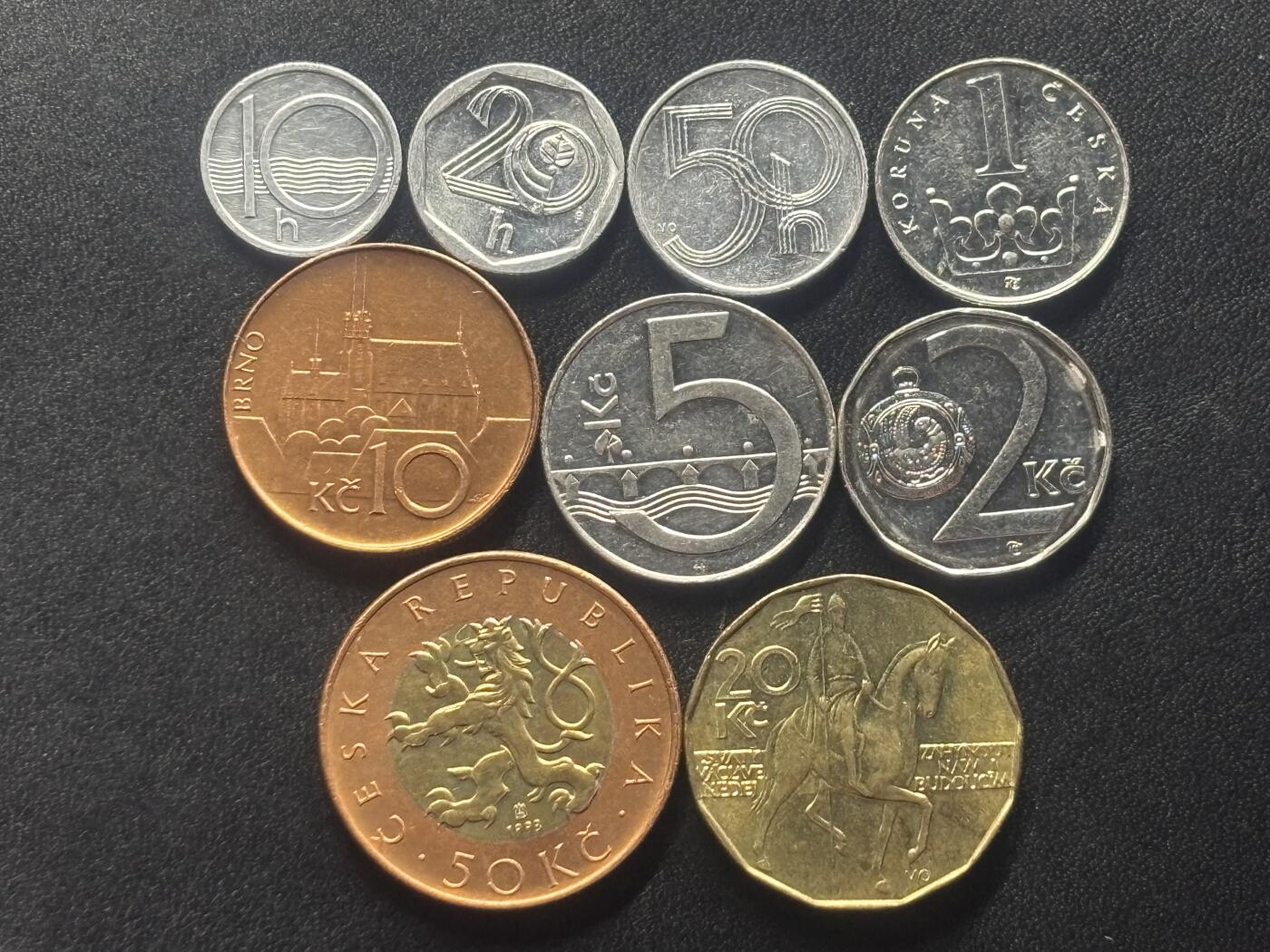 邮泉阁限时拍卖第四十一场（硬币在国外。请付邮费6元。） 捷克9枚