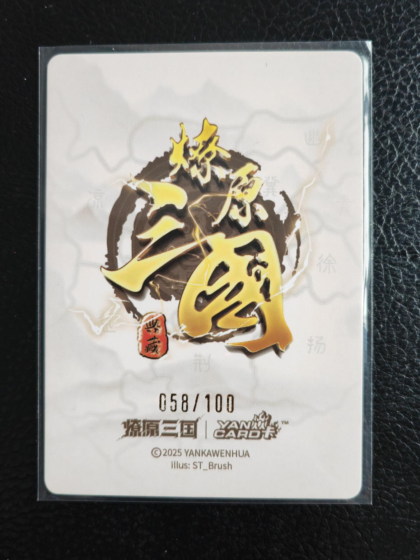 阳大大卡牌拍卖第98期（持续收拍品，周六晚上九点截拍，进群福利早知道） 【裸卡】焱卡文化 燎原三国 龙骧虎跃 刷子 大乔 丝袜版 限编058/100