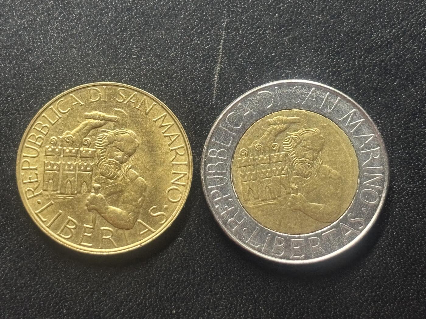 邮泉阁限时拍卖第四十一场（硬币在国外。请付邮费6元。） 圣马力诺1994年2枚