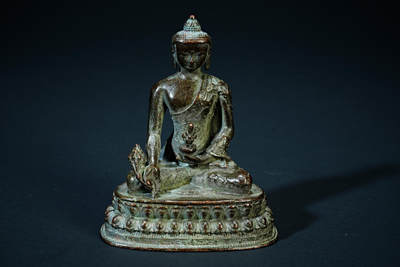上海都达杂项专场四十七【全场包邮】  尼泊尔铜释迦摩尼佛造像90-72