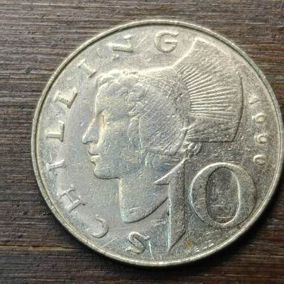 【本场4.12号发货】★第145★散币专场 不寄存，30包邮。不满30元，支付5元运费。《接受代拍 代送NGC评级》 - 100【无寄存】奥地利 1990年 10先令 传统头饰的女人 铜镍币