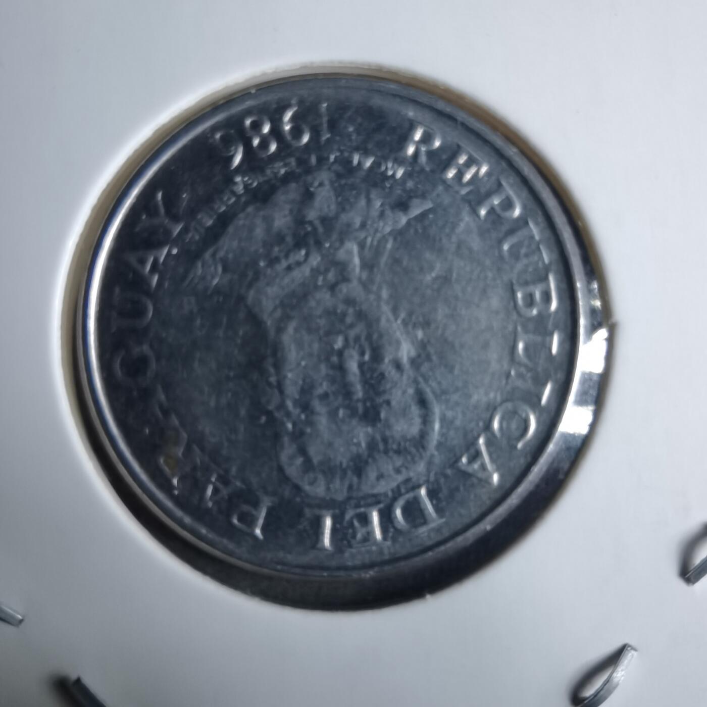 沼泽如烟--第985场 巴拉圭1986年50瓜拉尼