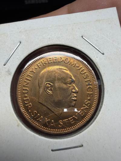 2025年集古藏今外币拍卖第二期-第4场—（总第304拍），可以寄存60天，满160元包邮。 - 1980年塞拉利昂1分