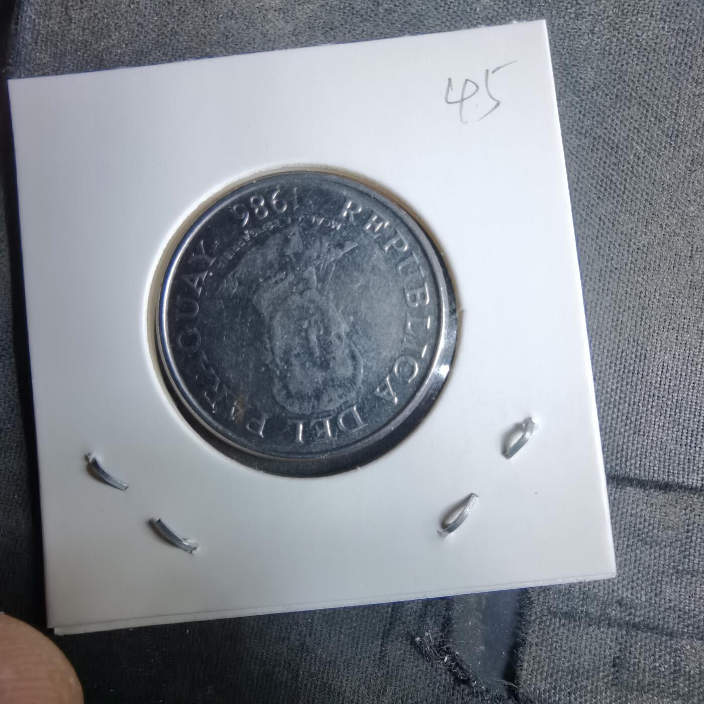 沼泽如烟--第985场 巴拉圭1986年50瓜拉尼