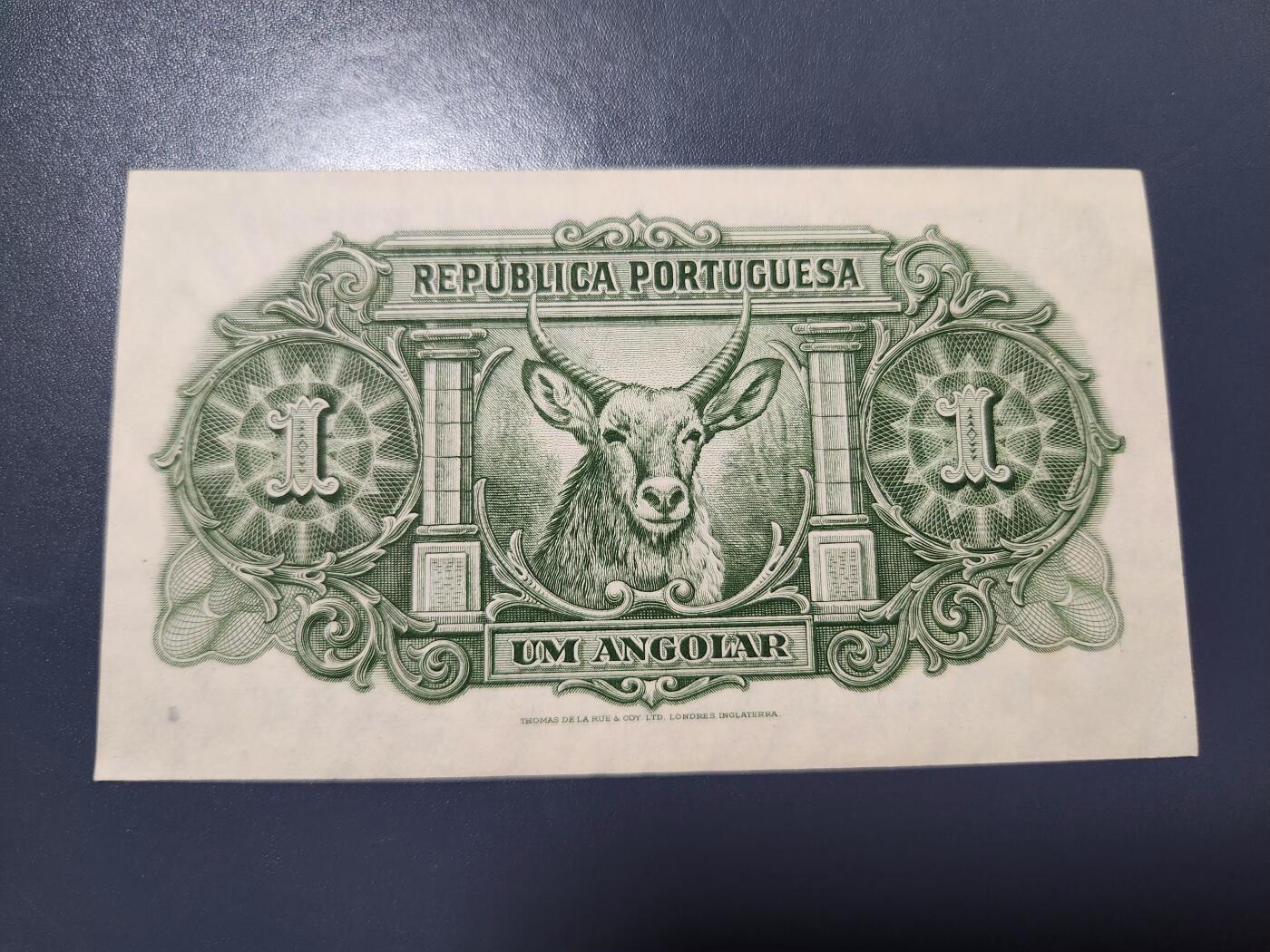 2月5号晚上8点 外国纸币自动截拍第18场 安哥拉1948年1安哥拉 葡萄牙占领300纪念钞 新品有瑕疵黑点