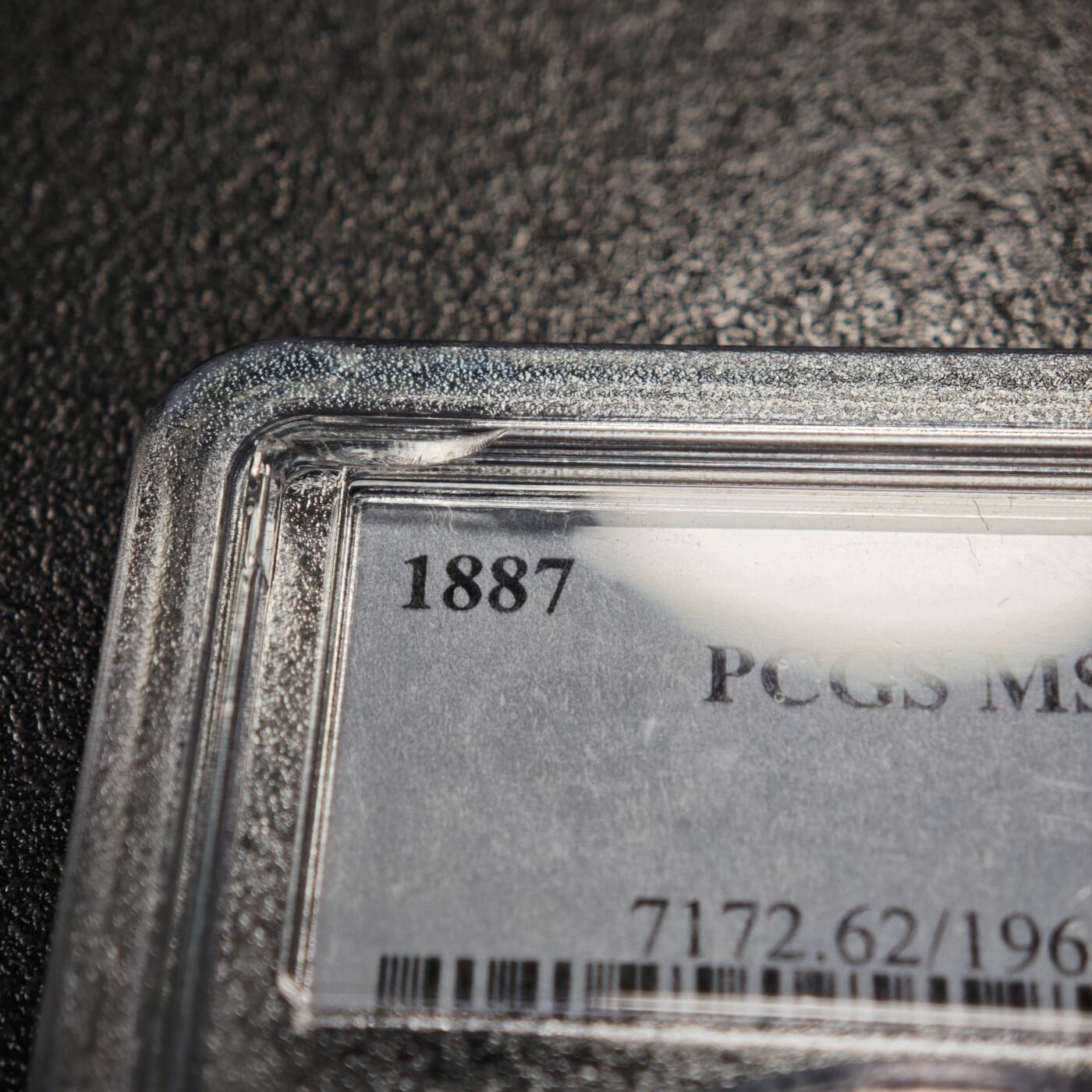 【德藏】世界币章拍卖第164期（拍品征集中~欢迎藏友联系） 1887年 美国摩根银币 PCGS MS62