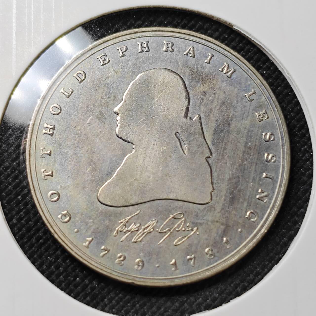 KK钱币收藏小铺  第399期  百期特拍（四拍之三）2月预留时间 周末发货 1981 德国5马克纪念币 好品