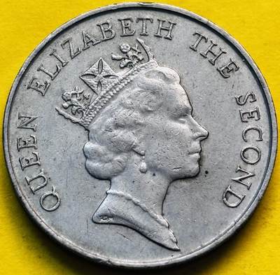 文馨钱币收藏第 293 场，春节前最后一期全部发出，将不予寄存，请悉知 - 好品 1986 年英属香港大饼五元