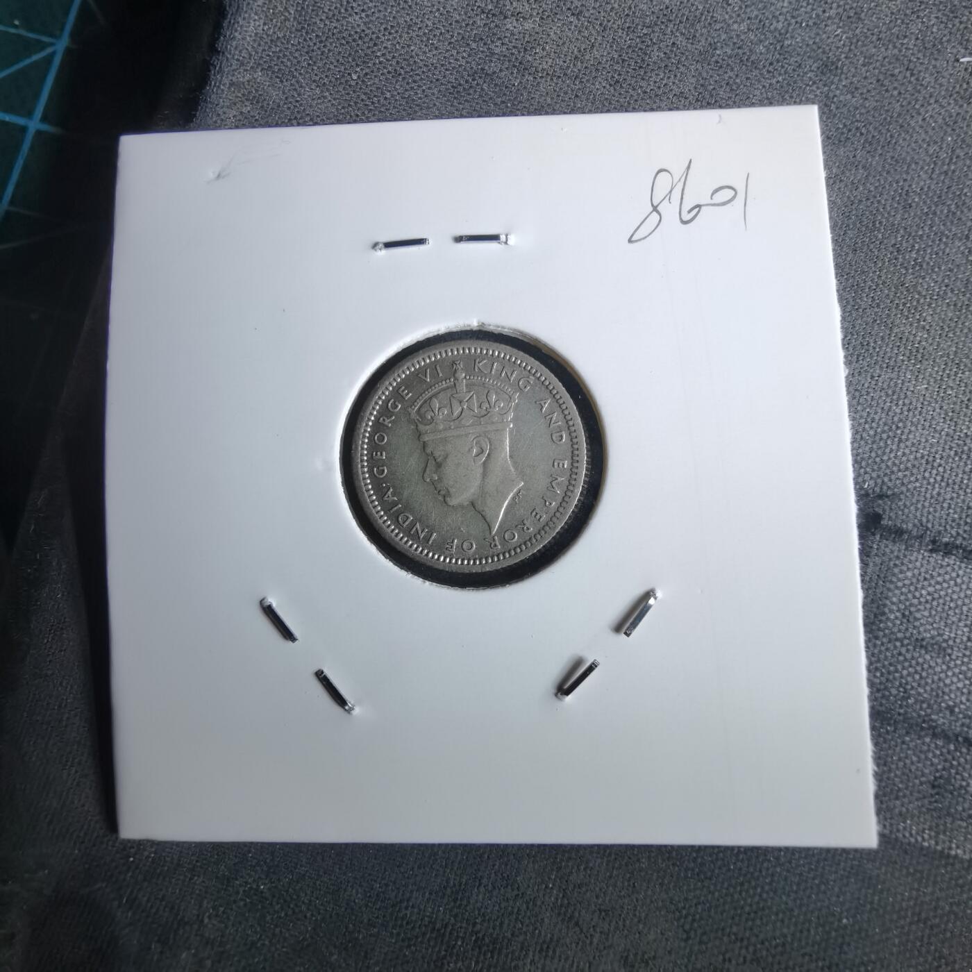 沼泽如烟--第985场 英属马来亚1943年五分银币