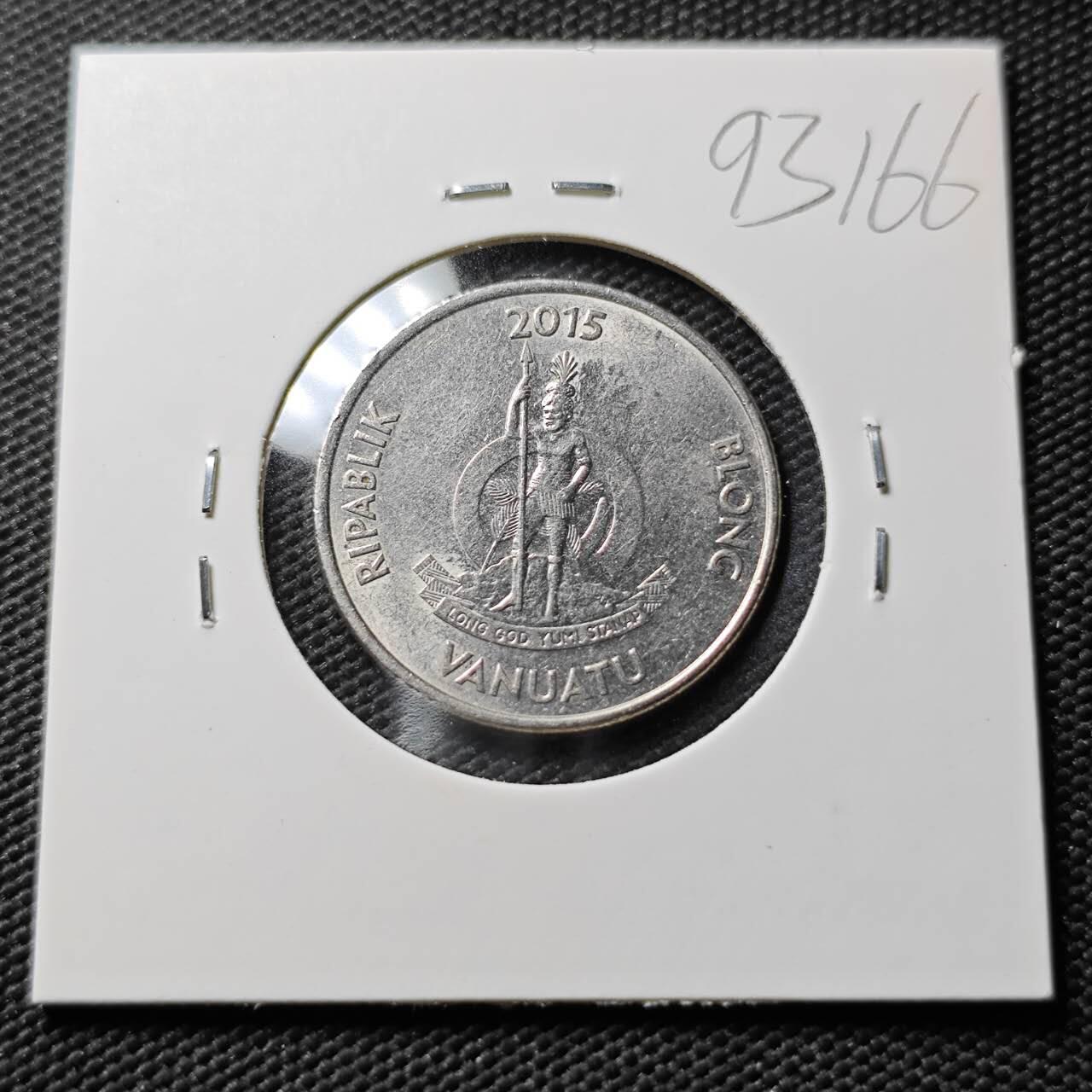 KK钱币收藏小铺  第393期  2月预留时间 周末发货  瓦努阿图20图瓦