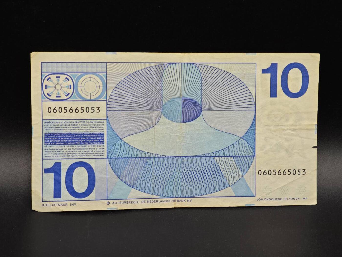 【淘币小摊】实时拍第八百六十四拍   无佣金纸币福利场   年前最后一周 之前的预留小年前全部发出 请更换最新收货地址  荷兰10盾纸币【有折】