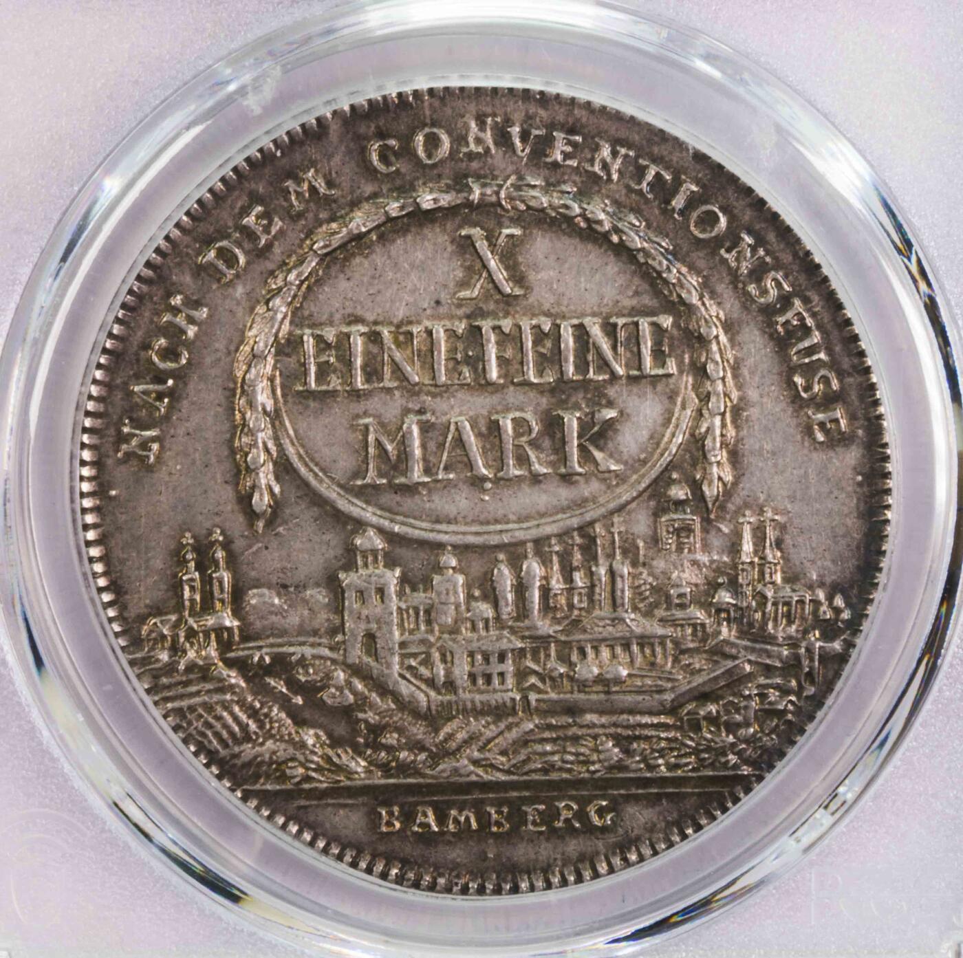 PCGS-AU58 1800班贝格城市景观泰勒 第四名