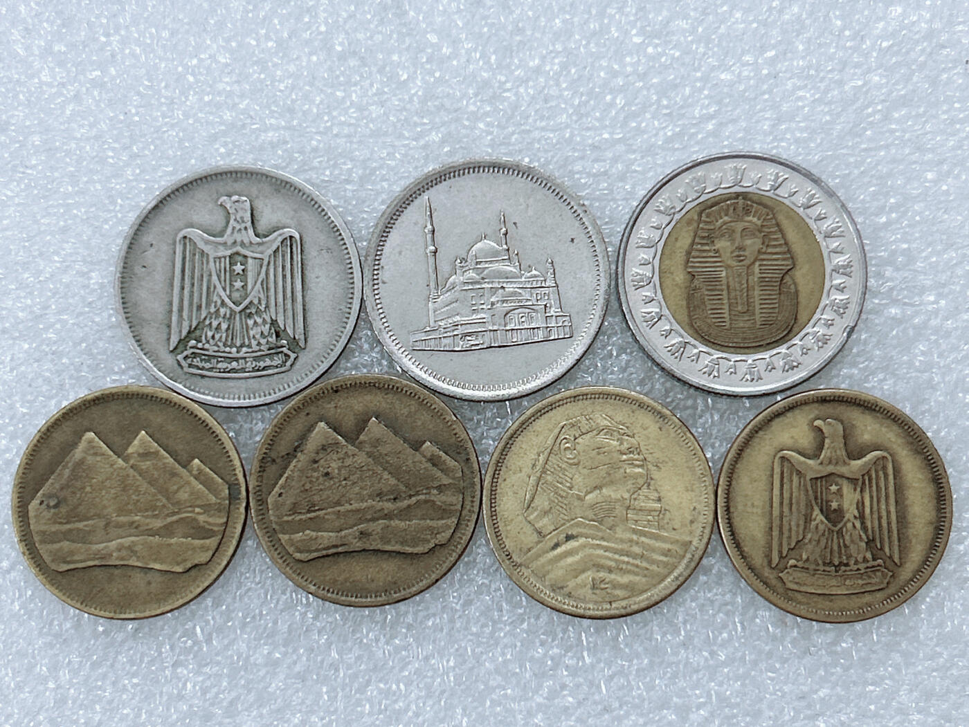 第一海外回流一元起拍收藏 散集专场  第300期 埃及硬币 7枚