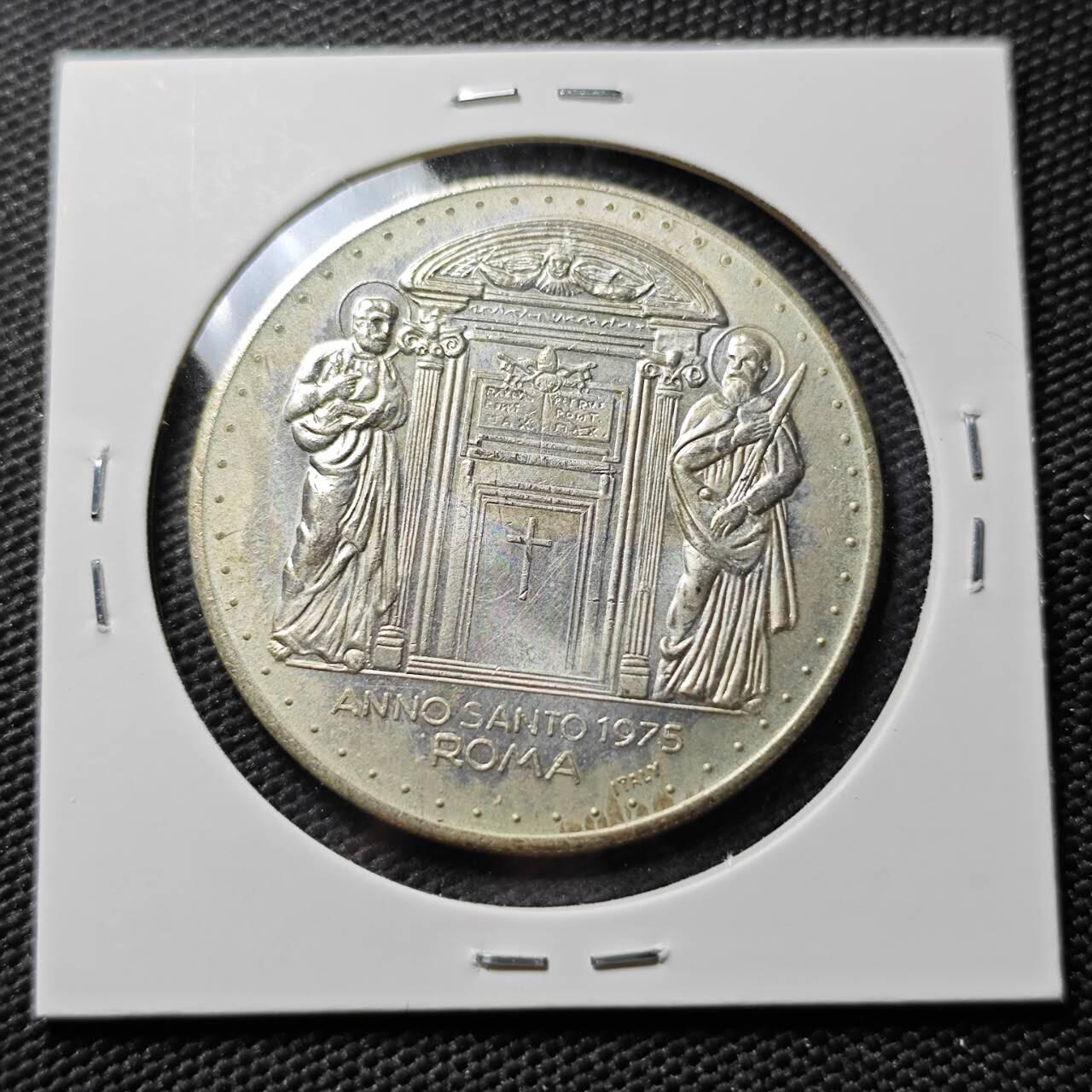 KK钱币收藏小铺  第393期  2月预留时间 周末发货  梵蒂冈镀银章