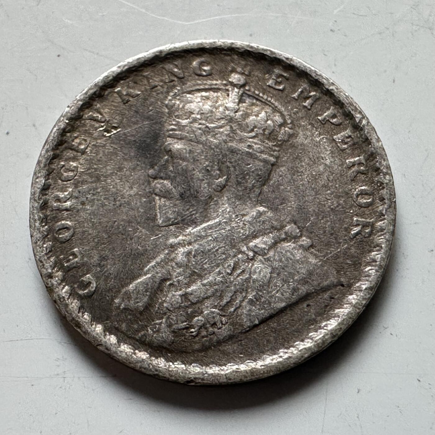 🌹外币初藏🌹🐯2026年第16场 快递将在12号停运 年前需发货的抓紧 ，年后正月十五恢复发货 英属印度1913年2安娜银币