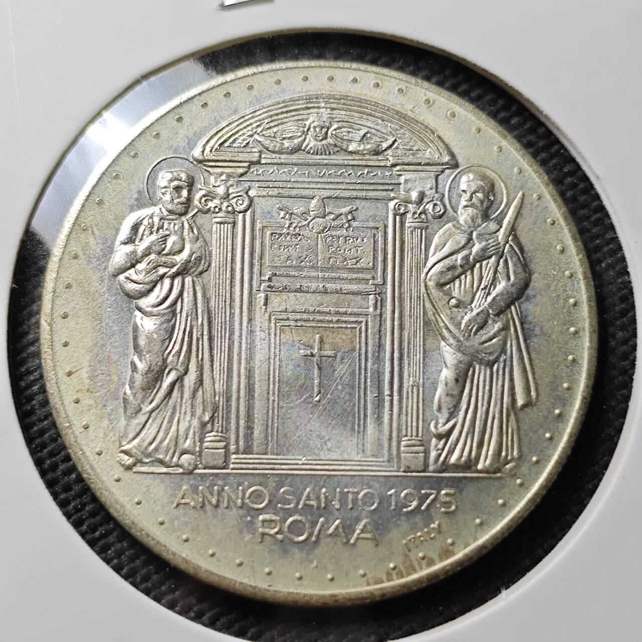 KK钱币收藏小铺  第393期  2月预留时间 周末发货  梵蒂冈镀银章