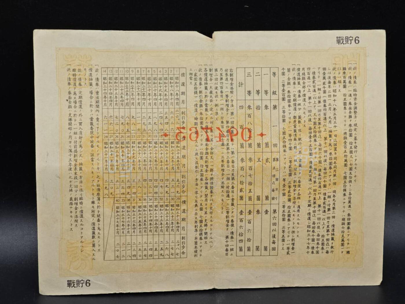 【淘币小摊】实时拍第八百六十四拍   无佣金纸币福利场   年前最后一周 之前的预留小年前全部发出 请更换最新收货地址  日本金七圆五拾钱债券【有折】