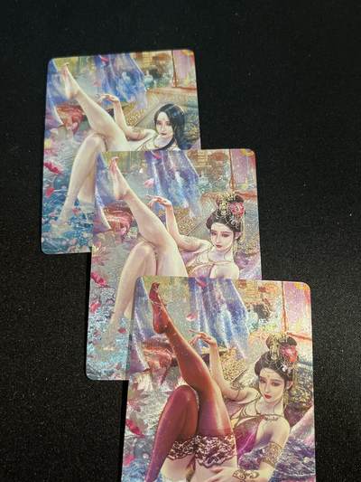 欢迎送拍、零成本上架，释放现金流，合理分配上拍卡品 - 【折光三渐变】巴丁 杨玉环 焱卡文化&绝色绘卷