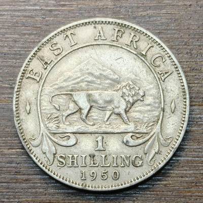 【铜匠收藏】★第146★散币专场 不寄存，30包邮。不满30元，支付5元运费。《接受代拍 代送NGC评级》 - 20【无寄存】英属东非 1950年 1先令 乔治六世