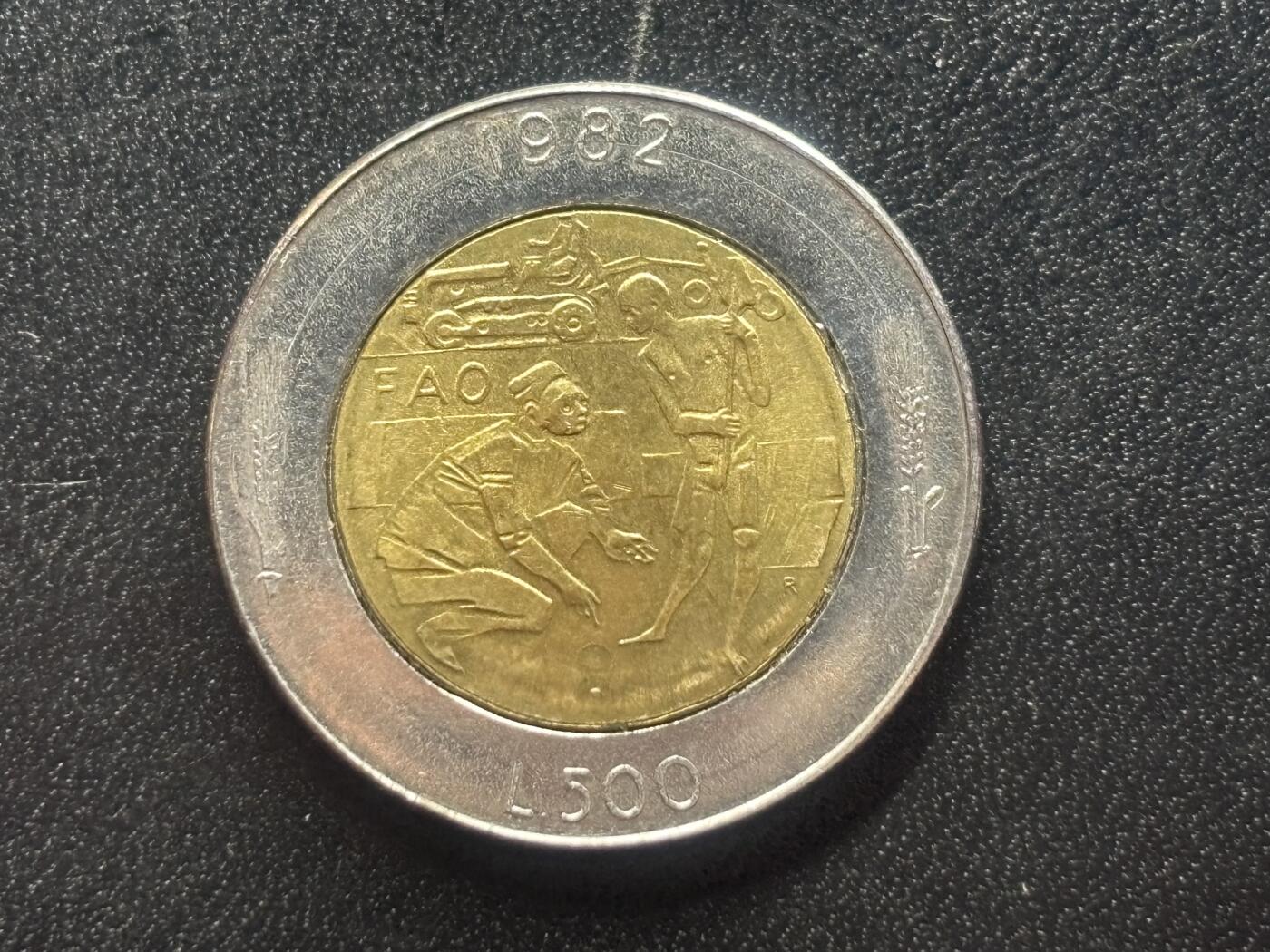 邮泉阁限时拍卖第四十一场（硬币在国外。请付邮费6元。） 圣马力诺1982年500里拉