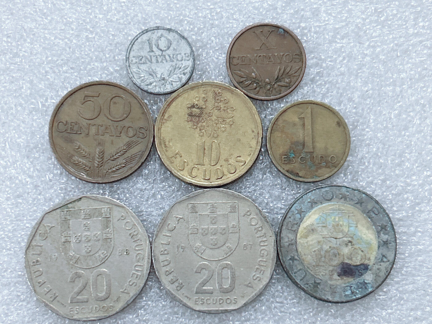 第一海外回流一元起拍收藏 散集专场  第300期 葡萄牙硬币 8枚