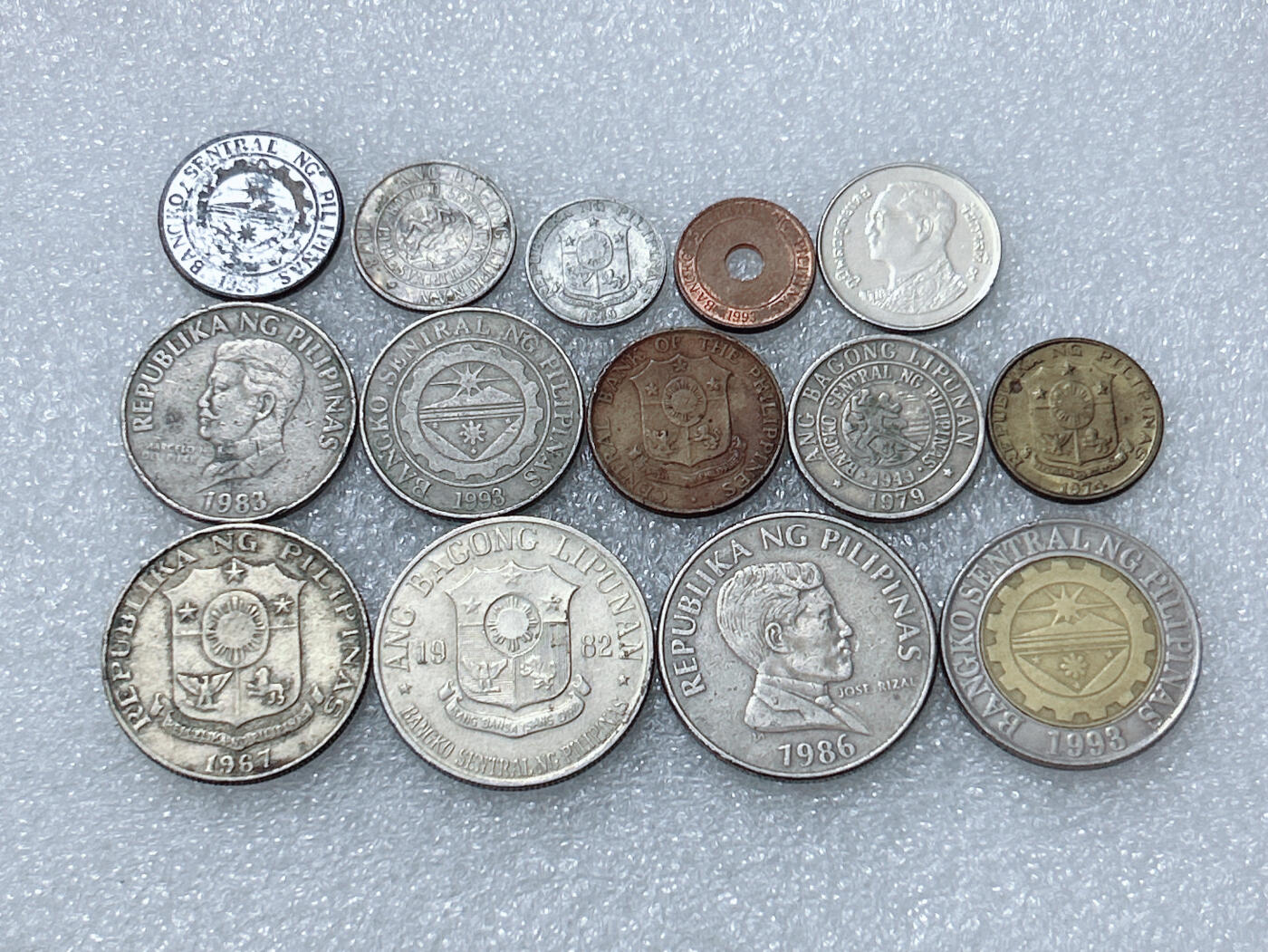 第一海外回流一元起拍收藏 散集专场  第300期 菲律宾硬币14枚 无重复