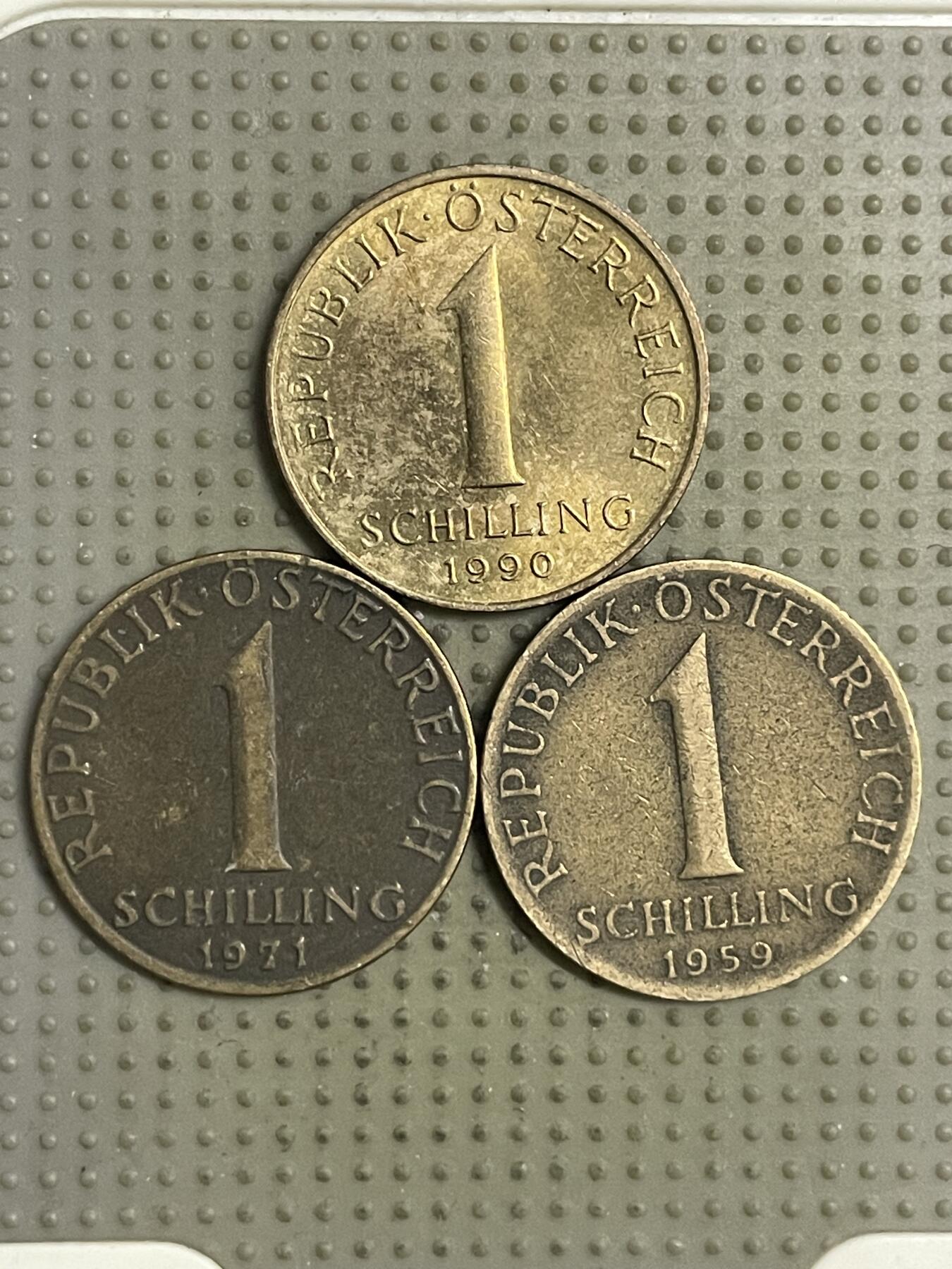 2026年第22场各国散币拍卖（总第172场） 奥地利1先令3枚