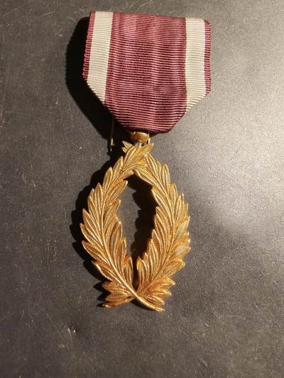 老王徽章第180期 - 比利时金级棕榈叶奖章