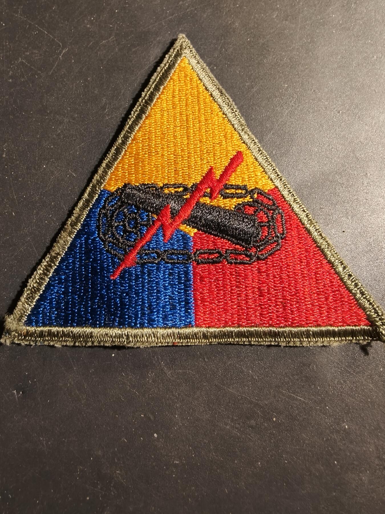 老王徽章第180期 美国二战装甲师臂章