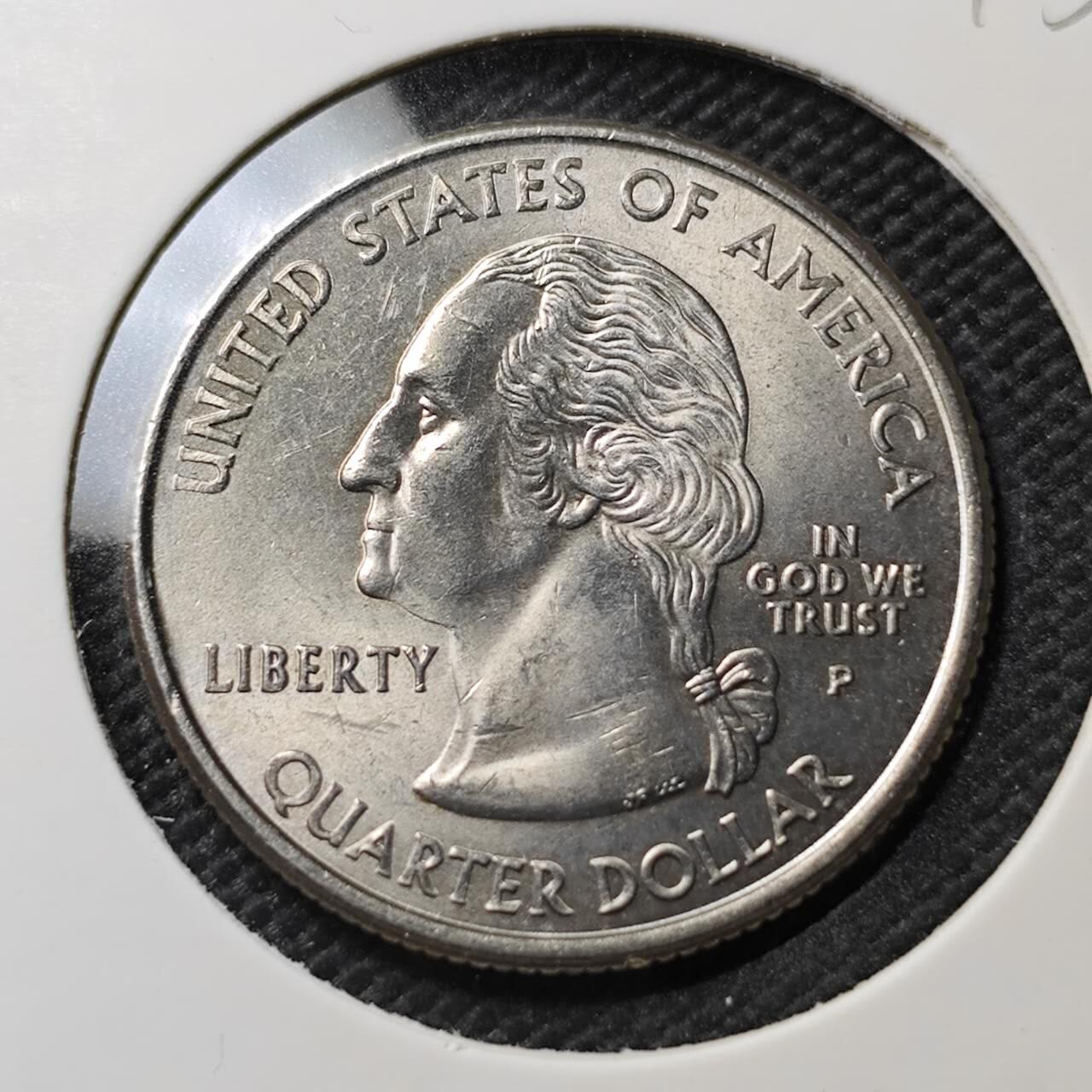 KK钱币收藏小铺  第393期  2月预留时间 周末发货  美国25分纪念币 好品