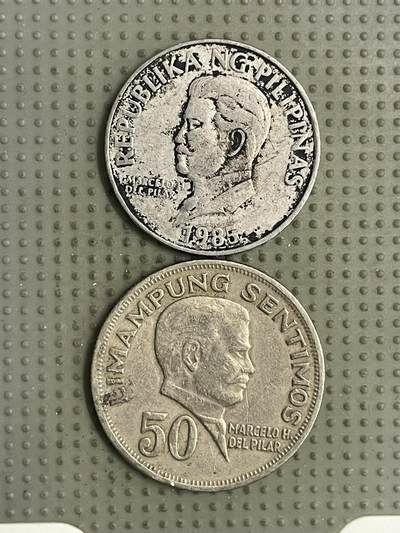 2026年第23场各国散币拍卖（总第173场） - 菲律宾50分2枚