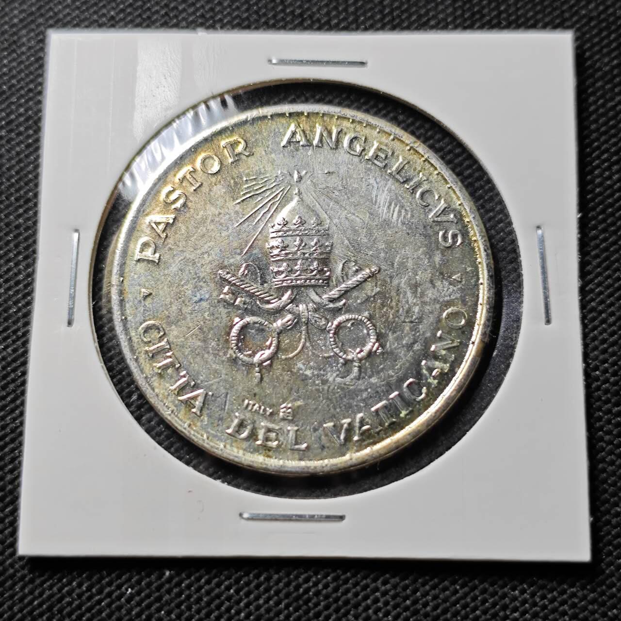 KK钱币收藏小铺  第393期  2月预留时间 周末发货  梵蒂冈镀银铜章