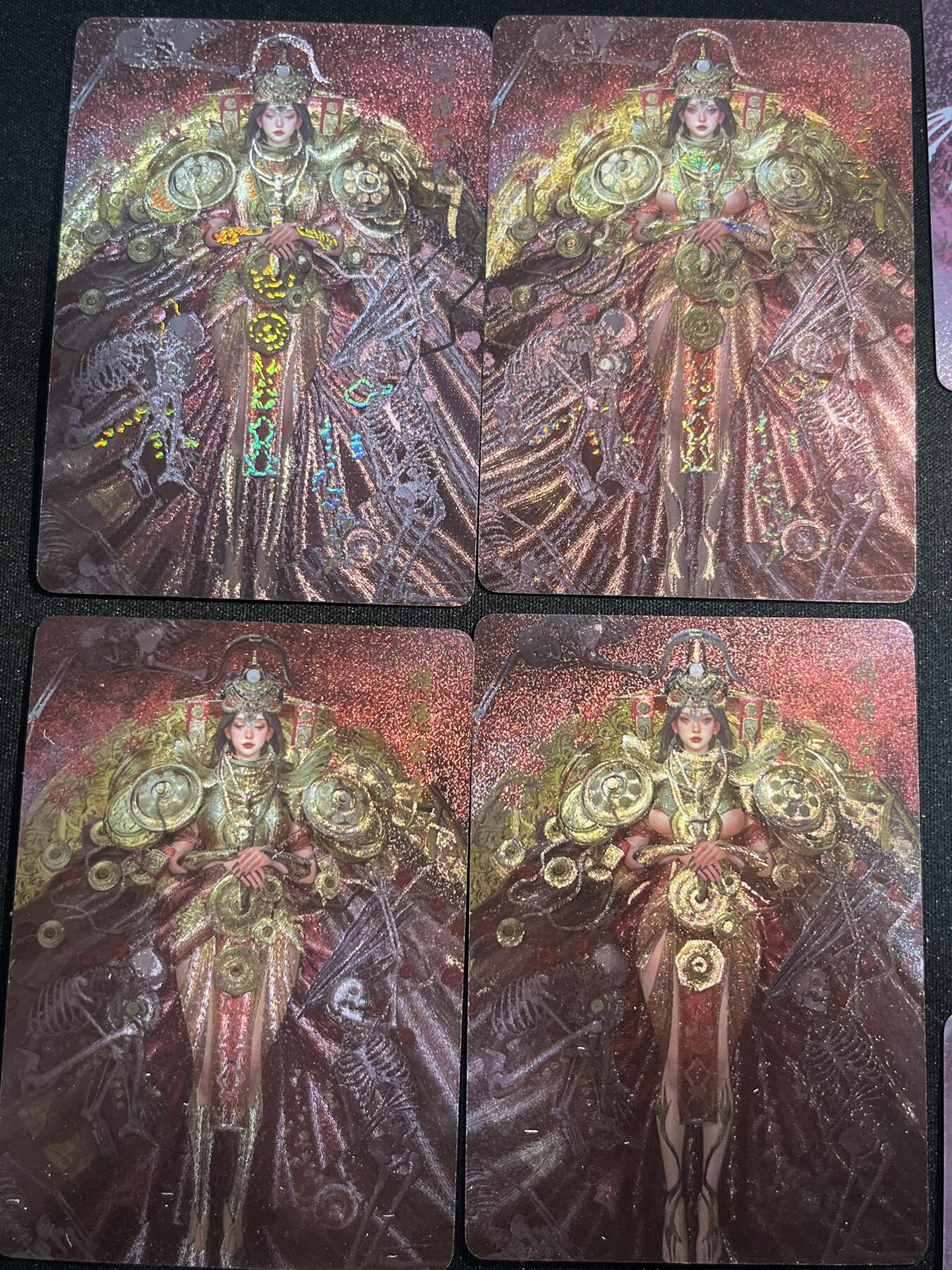 欢迎送拍、零成本上架，释放现金流，合理分配上拍卡品 【九拼、普卡、折光、幻彩、幻彩折光】st刷子 精绝公主（17张）焱卡文化&妖姬传