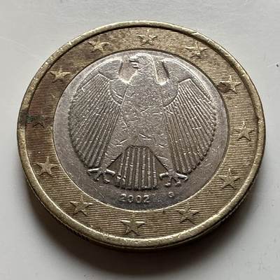 🌹外币初藏🌹🐯2026年第16场 快递将在12号停运 年前需发货的抓紧 ，年后正月十五恢复发货 - 德国2002年1欧元