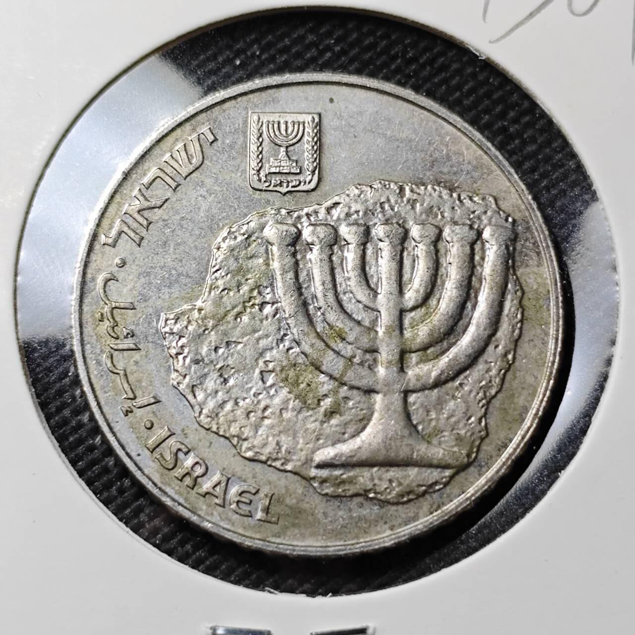 KK钱币收藏小铺  第393期  2月预留时间 周末发货  以色列100里拉