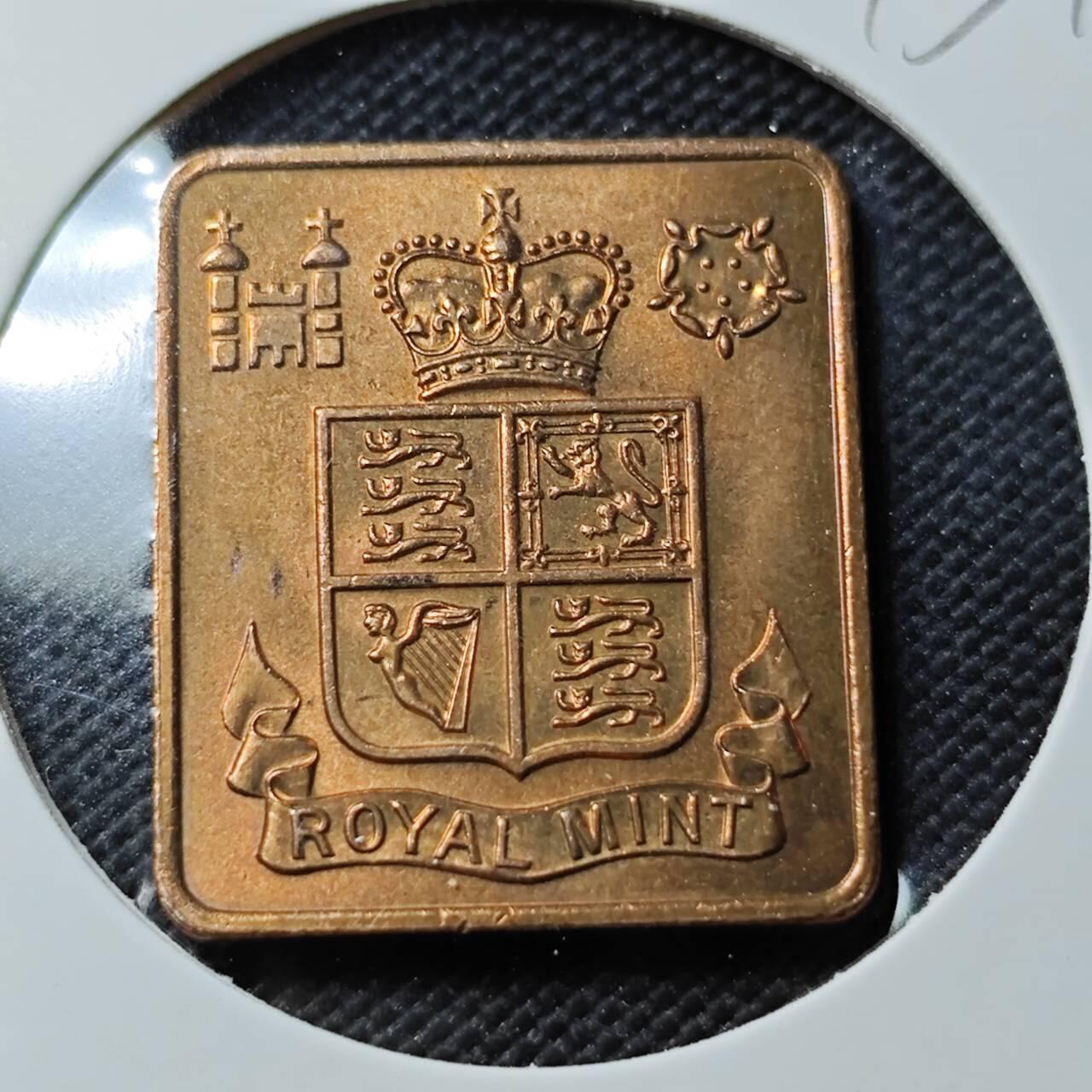 KK钱币收藏小铺  第393期  2月预留时间 周末发货  1970英国造币厂 年份纪念铜章