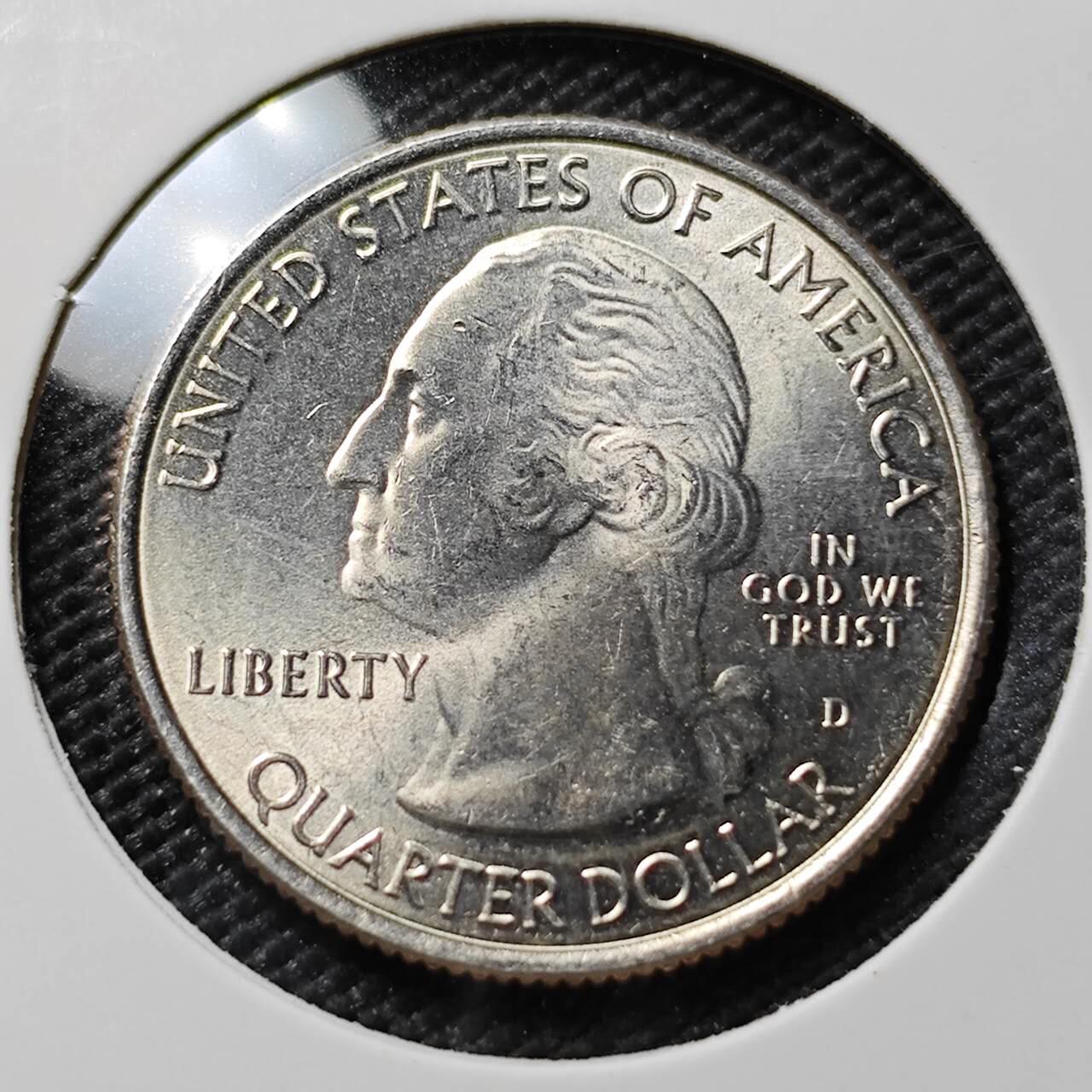 KK钱币收藏小铺  第393期  2月预留时间 周末发货  美国25分纪念币