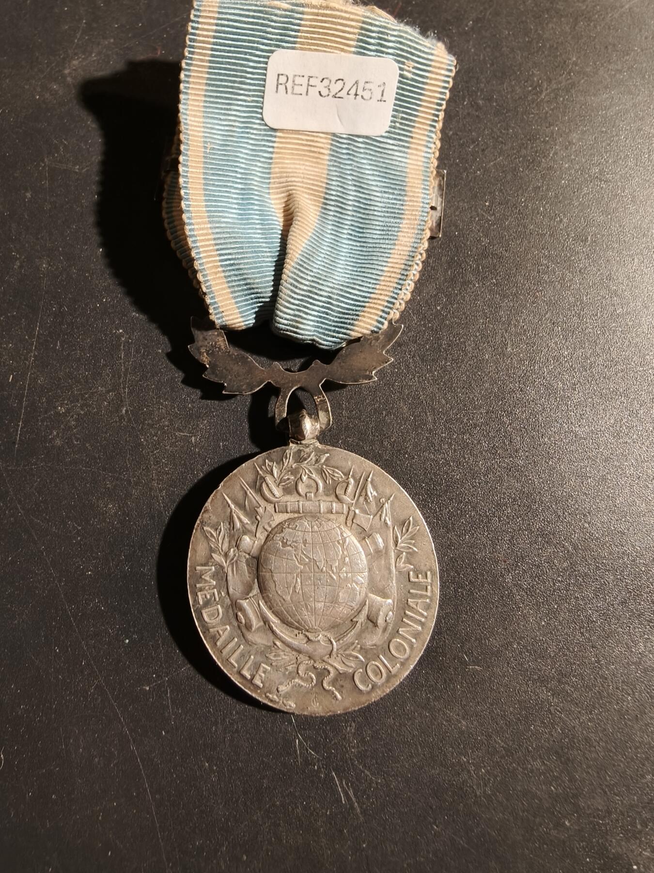 老王徽章第180期 法国殖民奖章    摩洛哥勋条    950银    19.8g