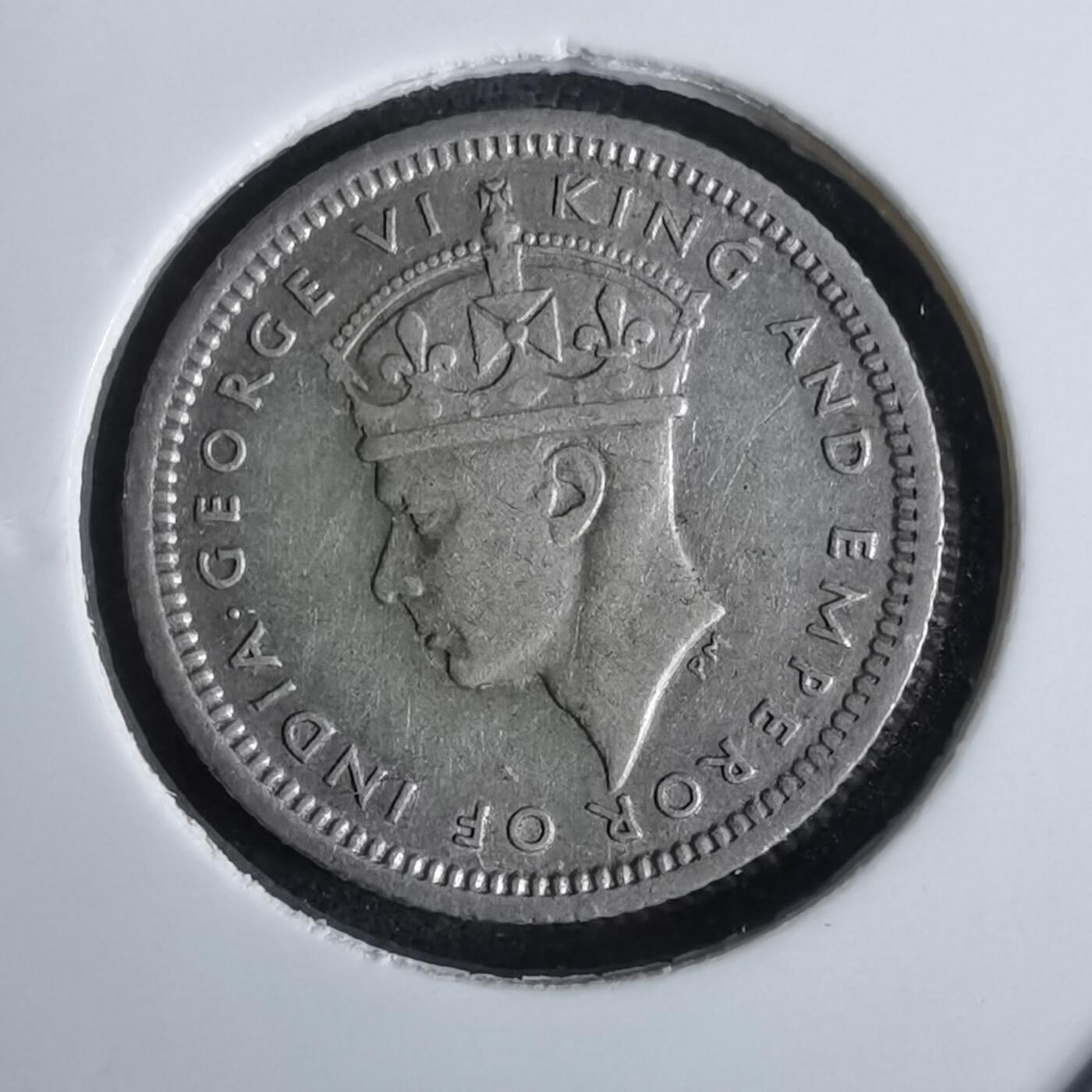 沼泽如烟--第985场 英属马来亚1943年五分银币