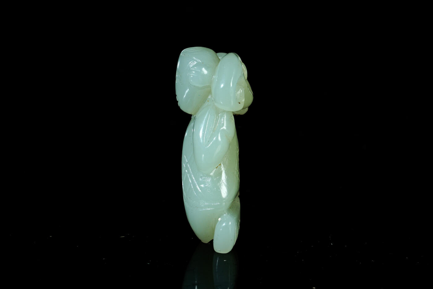 上海都达杂项专场二十一（全场包邮） 和田玉雕小童子摆件90-80