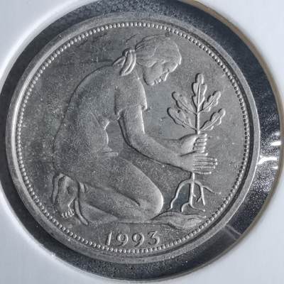 沼泽如烟--第985场 - 德国1993年50芬尼