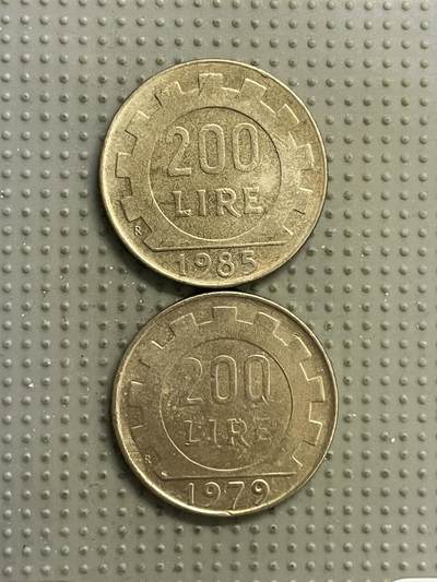 2026年第22场各国散币拍卖（总第172场） - 意大利200里拉2枚
