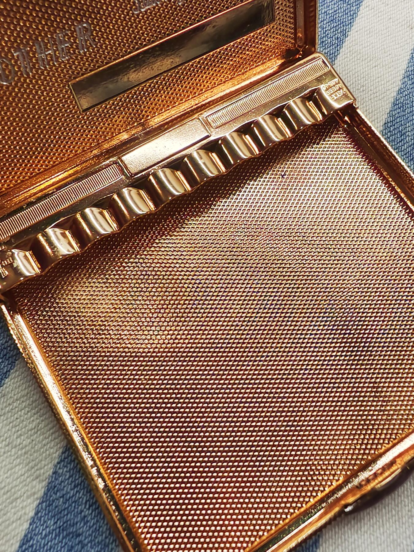 70年代日本brother风车windmill浪琴牛皮磕头煤油打火机烟盒礼盒套装 古董火机