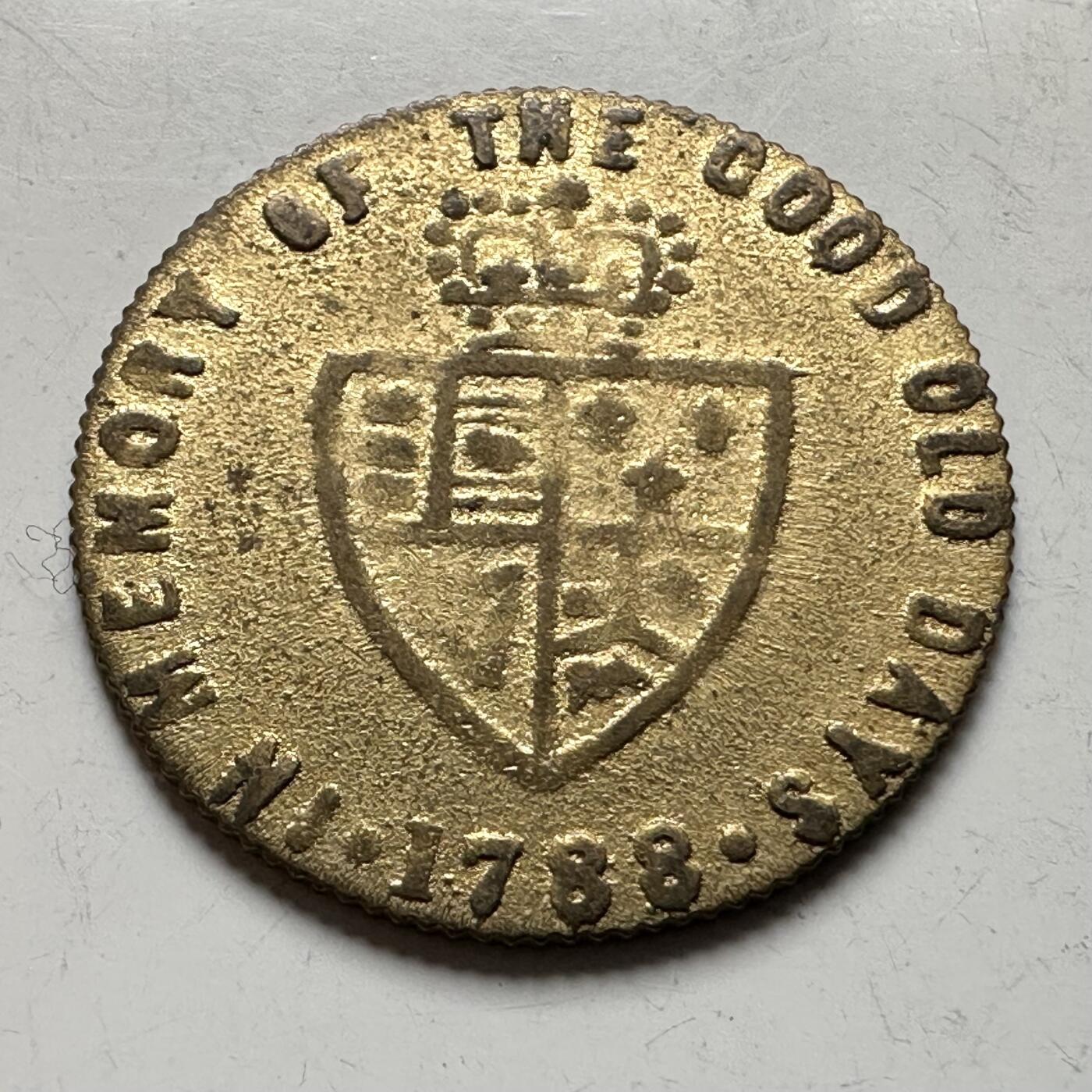 🌹外币初藏🌹🐯2026年第17场 快递将在12号停运 年前需发货的抓紧 ，年后正月十五恢复发货 英国1788年乔治三世 后铸代用币