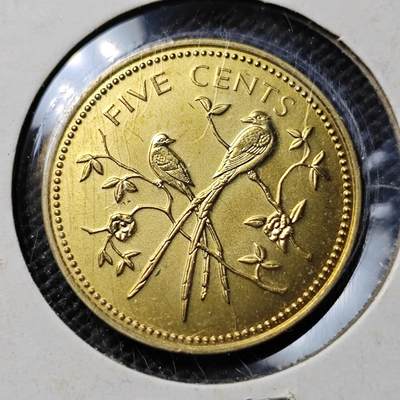 KK钱币收藏小铺  第394期  2月预留时间 周末发货 - 1974伯利兹1分 精制币