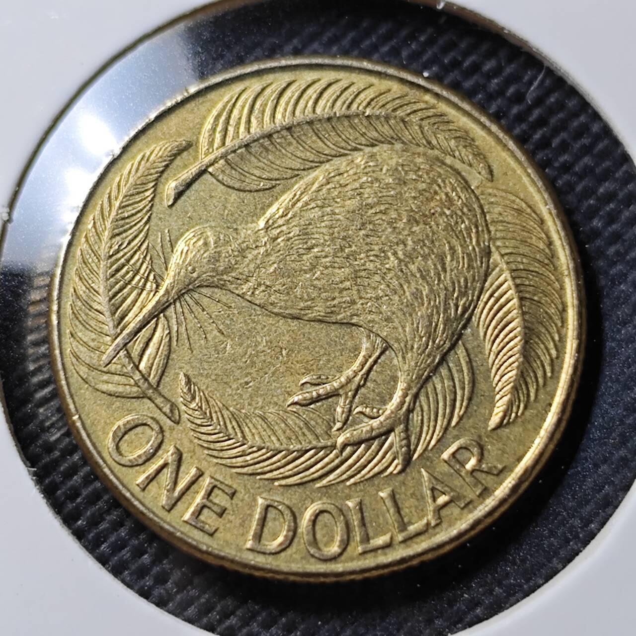 KK钱币收藏小铺  第393期  2月预留时间 周末发货  新西兰1元