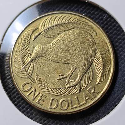 KK钱币收藏小铺  第393期  2月预留时间 周末发货 -  新西兰1元