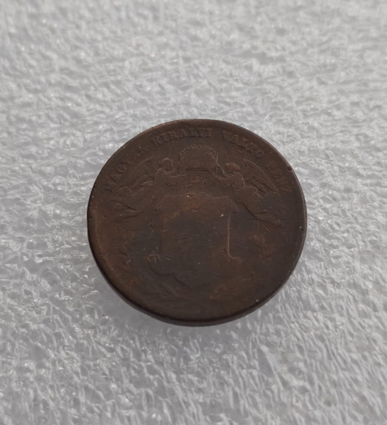 瓶子🏺第228期拍卖会  1868年奥匈帝国4克鲁泽厚版铜币