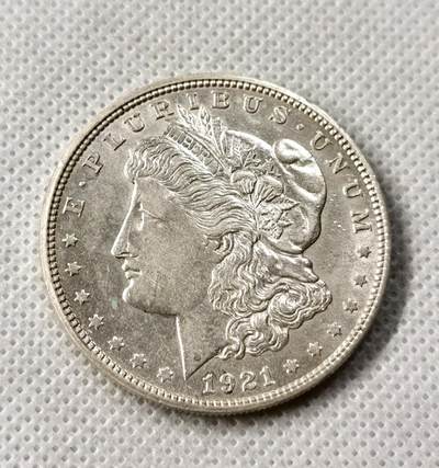 甄臻铺-世界币章拍卖（第49期）精品场拍品征集中，送拍享返佣金等优惠多多 - 1921美国摩根银币（含银90%）